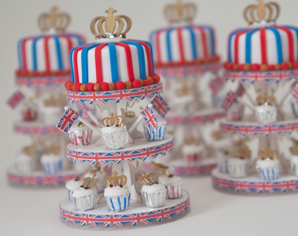 Diamond Jubilee Miniature Dessert Tower
