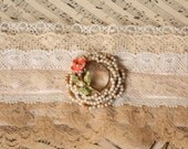 Layered Vintage Lace Cuff 2 Recycled Romantic Boho Gypsy