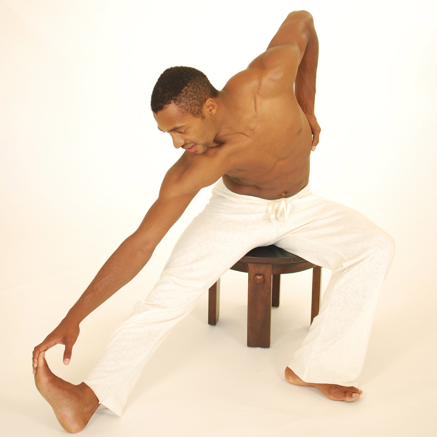 Men's Yoga Pants - Lounge Pants - Natural Organic Cotton Hemp - Eco Friendly - Organic Clothing