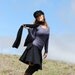 Womens Circle Skirt - Black Skirt - Organic Clothing - Eco Friendly - Several Colors Available