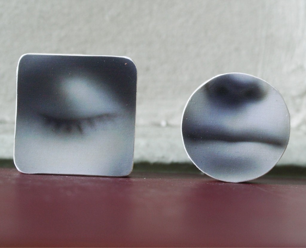 L'Inconnue de la Seine Deconstructed Miniature Woodblock Decorative Wall Hanging Made From Mounted Original Photograph