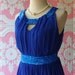 Own The Night II - Cocktail Prom Party Dinner Night Wedding Dress - Hand Sewn Crystal Beads