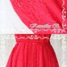 A Party - Cocktail Wedding Prom Party Dinner Night Bridesmaid Dress Gorgeous Burgundy Lace Deep Back Bow Tie Sexy Glamorous Mod Lady Style
