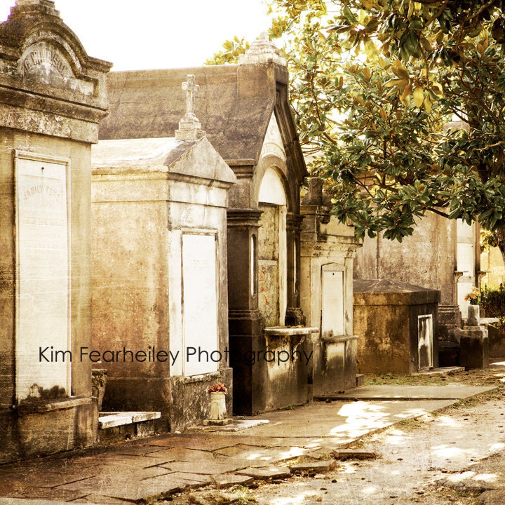New Orleans  - Fine Art Photography 5 x 5, New Orleans, graves, graveyard, cemetery, death, Lafayette Cemetery