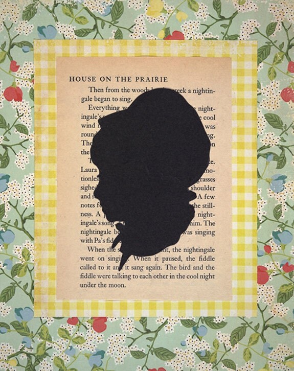 Anne Of Green Gables Silhouette Print