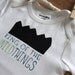 Wild Thing, King of the Wild Things, Funny Onesie, Funny Baby Boy Onesie, Wild Thing Bodysuit