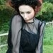 Black Gothic Pagan Velvet Rose Berry Headband Couture