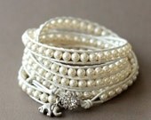 Wedding Collection... the lucky elephant Vintage inspired GOOD LUCK ELEPHANT leather wrap bracelet