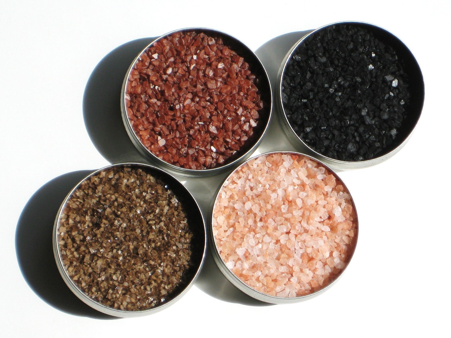 Gourmet Salt Sampler - 4 delicious salts for snacks, grilling, baking & cocktails - hostess / foodie / cooking salt gift