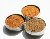 Custom Spice Trio - Choose 3 delicious dry rubs for Father's Day BBQ - FEATURED: Projectwedding & Huffingtonpost.com