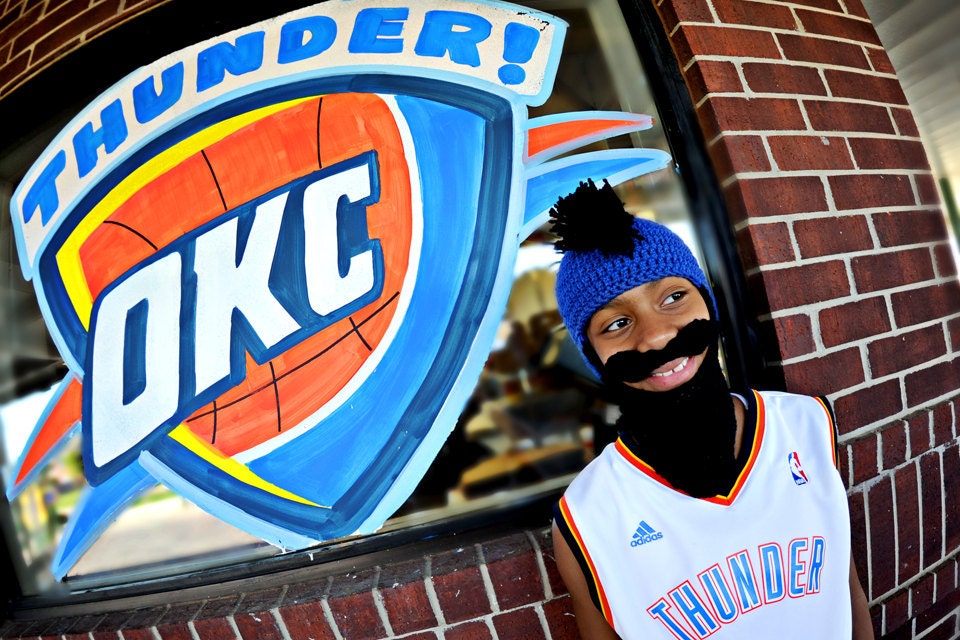 FREE SHIPPING beard hat fear the beard oklahoma city thunder