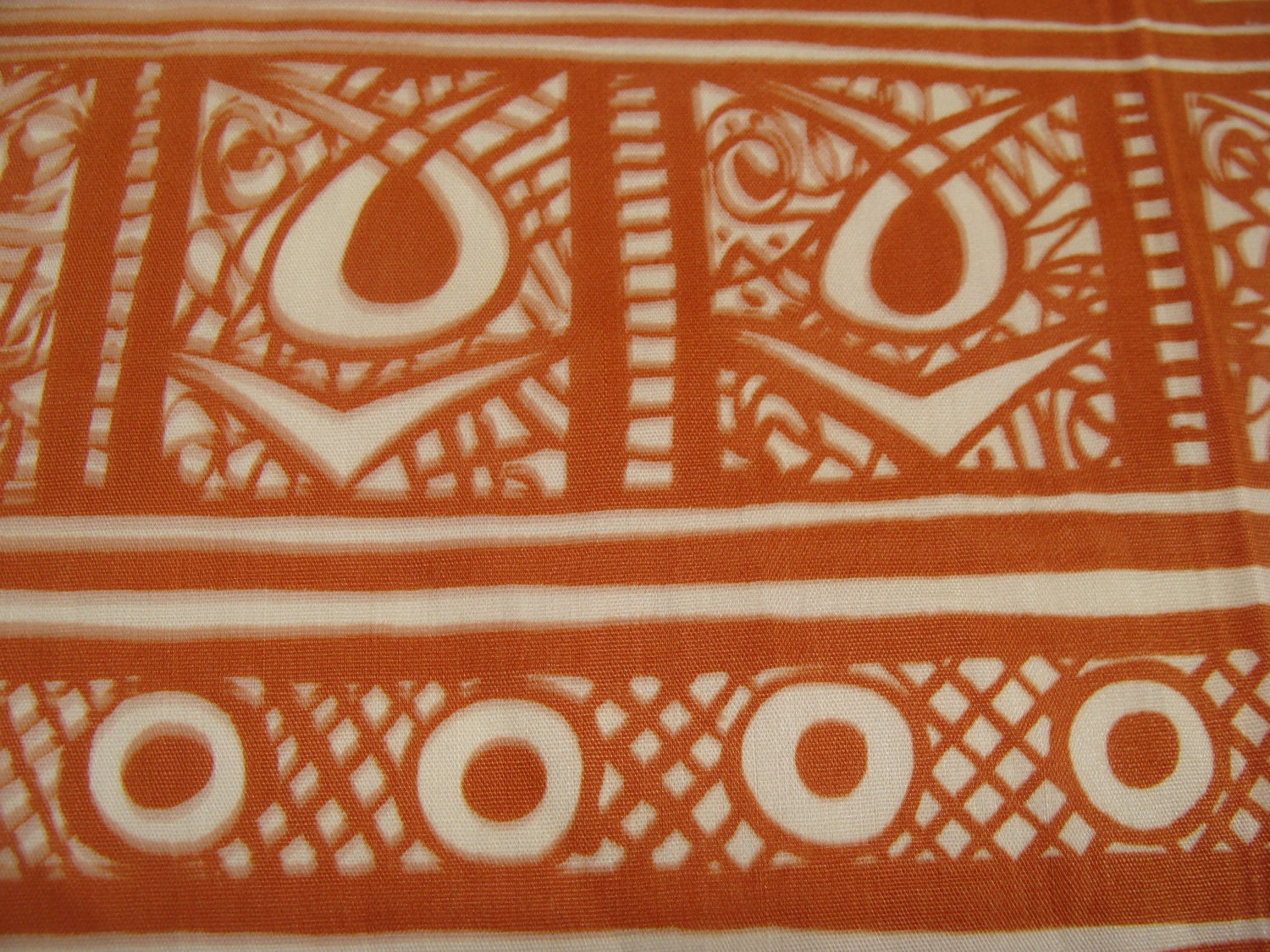 35 x 2Y Vintage 1930s France Savage Novelty 100% Cotton Retro Quilt Fabric Yardage 35W Selv x 2 yards L