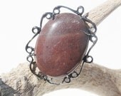 Hawthorn Large Stone Cocktail Ring