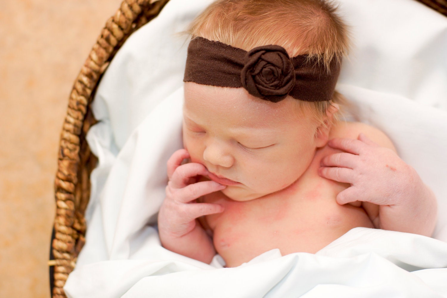 Baby Headband - Soft Rosette - Made to Order