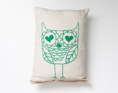OWL pillow silkscreen