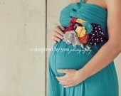 Maternity Sash...Maternity Belt.....Rosette Sash...Rosette Belt...Womens Belt...red..blue..yellow..orange...pola dot...RETROCHIC