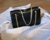 Vintage Black Lizard purse  for ten days 20 OFF