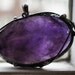 Reserved for Reikiblessings - BLACK AMETHYST Pendant - Mined in the Gnoom Forest