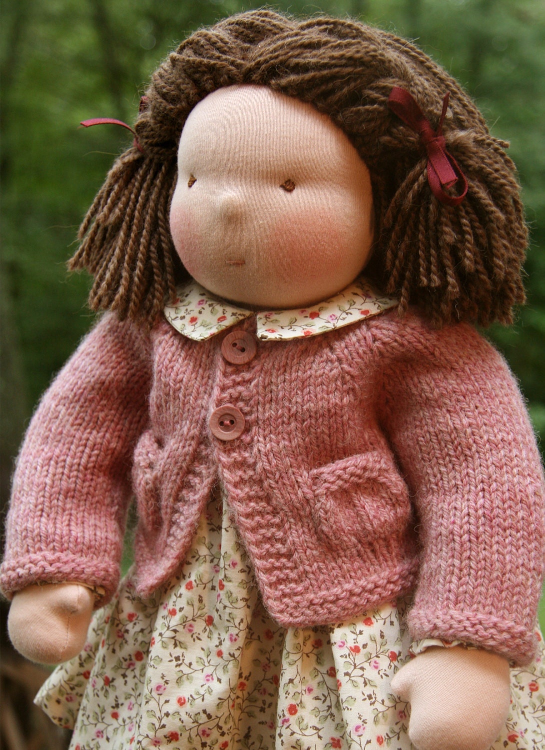 Organic Waldorf Doll 18 inch - Sasha - RESERVED for Alexis