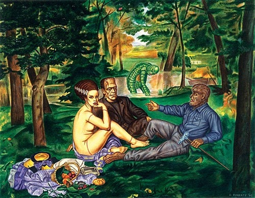 Monsters on Grass