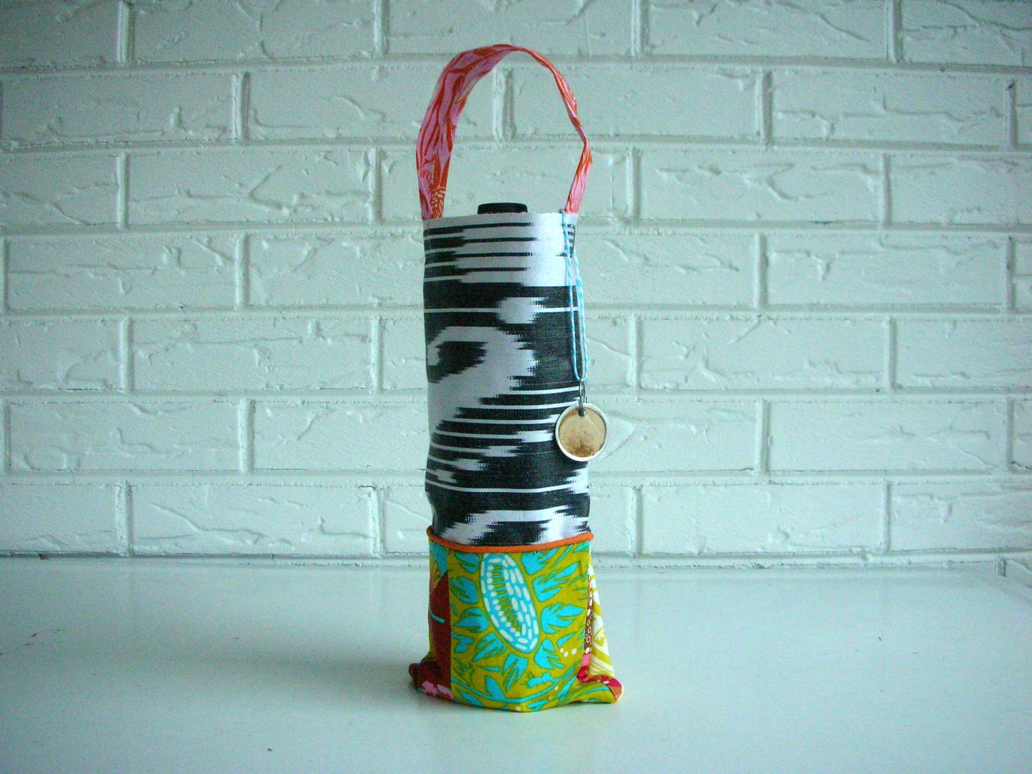 Holiday Gift Ideas - Wine Accessories - Colorful Wine Tote Bag