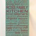 Subway Art Wooden Sign - Personalized Kitchen Subway Art - Your Choice of Colors