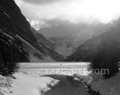 Frozen Lake Louise - Canada - A4 photo
