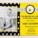 Bumble Bee Birthday Invitations