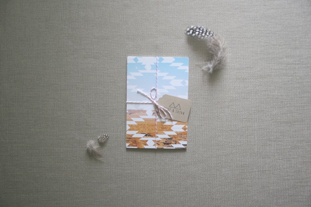 Ikat Desert Postcards