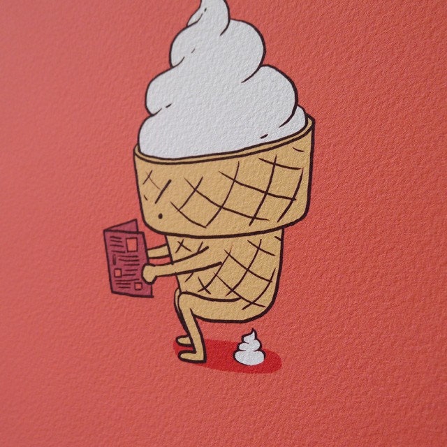 Everyone Poops - Print