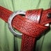 Medieval Reenactment Celtic Circle Package, Pouch, Leather Belt, Skirt Chasers, and Mug Strap