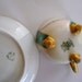 LIMOGES Cabinet Cup & Saucer Hand Painted French Porcelain Roses