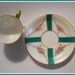 LIMOGES Cabinet Cup & Saucer Hand Painted French Porcelain Roses