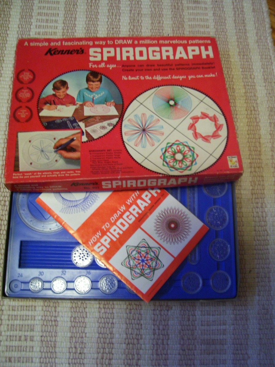 Vintage-Antique 1967 Kenner's Spirograph Toy in Box As Is