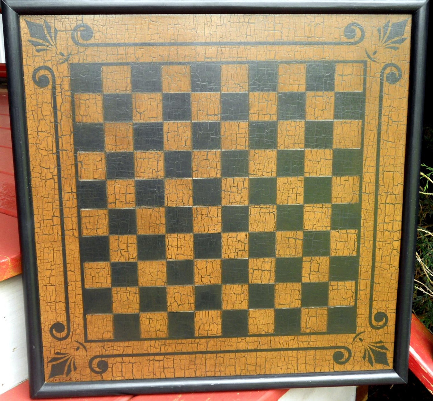 Checker Game Board