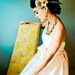 Bridal Fascinator Hat - Bronze, Cream-Beige Flowers and Feathers - ARC DE TRIOMPHE