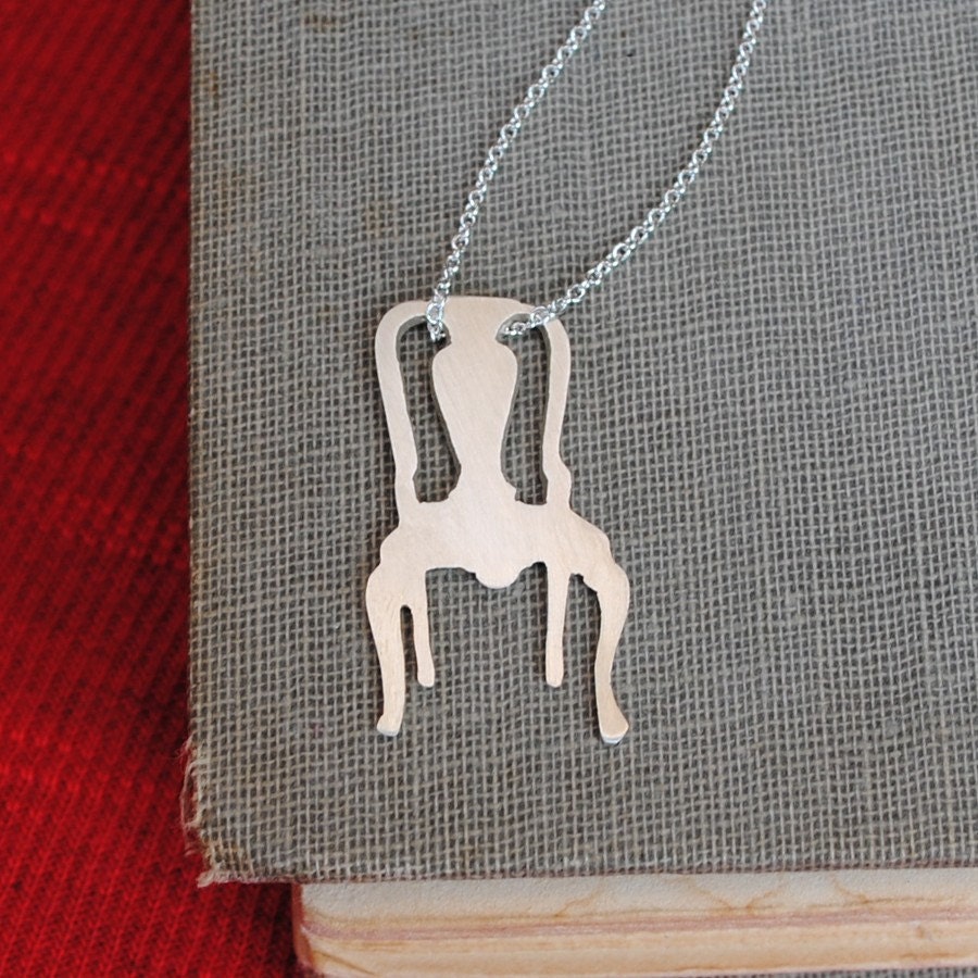 Antique Queen Anne Chair Necklace
