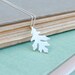 Oak Leaf Silhouette Necklace