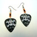HALLOWEEN Jewelry - Skull & Crossbones Earrings - FREE USA Shipping