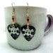 HALLOWEEN Jewelry - Skull & Crossbones Earrings - FREE USA Shipping