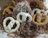 3 Signature All Natural Chicken Parmesan Dipped  Pretzel Dog Treats
