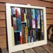Antique and Repurposed Chicago Bungalow Window with NEW handmade Stained Glass Suncatcher