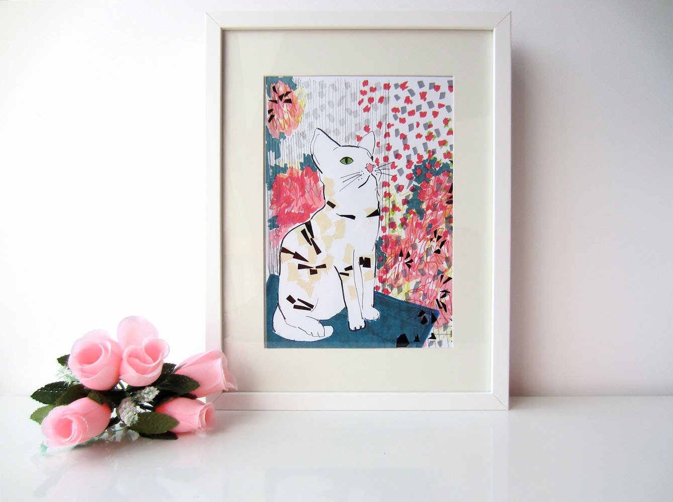 Andy Cat - Archival A4 Print From Original Illustration
