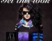 ON SALE Feather Earrings 4 in 1 Custom made for you