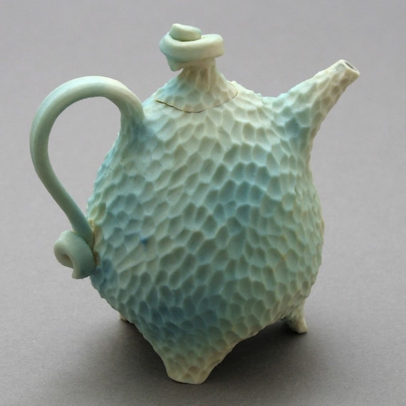 Blue sea teapot