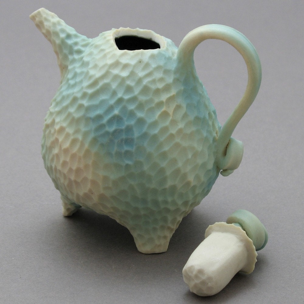 Blue sea teapot