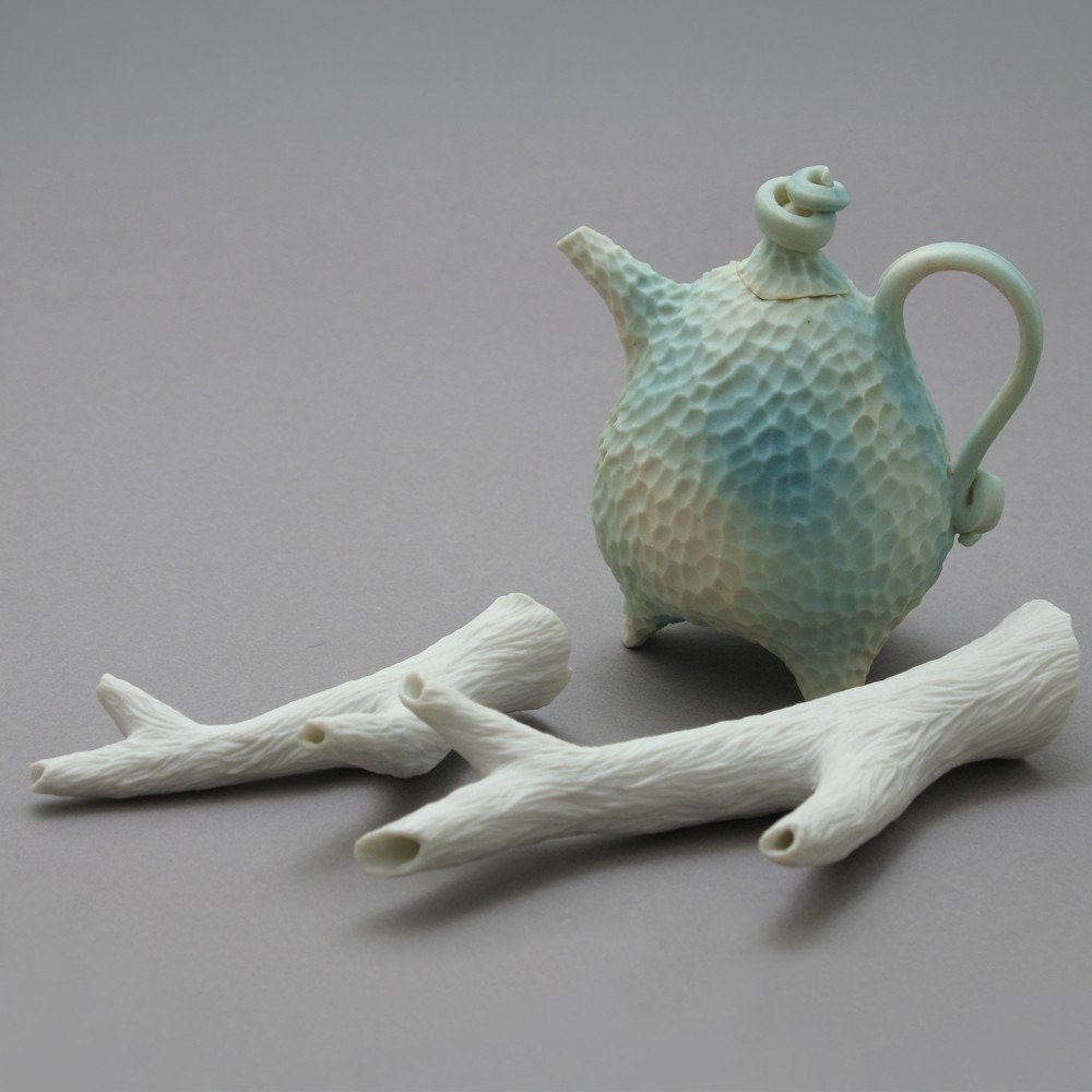 Blue sea teapot