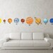 Planet Decals - Space Decor - 10 Piece Set Solar System Wall Decals - Vinyl Childrens Wall Decor