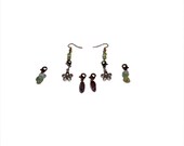 Interchangeable Earrings-Green
