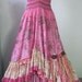 RESERVED..striking gypsy style vintage inspired bustier dress.......